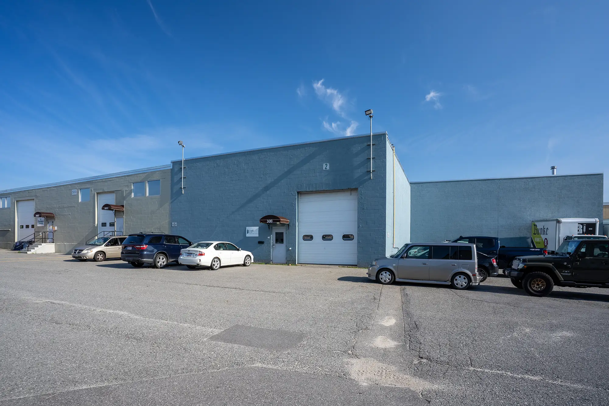 Building 300-500 at 15 Saunders Way in Portland, Maine, a J.B. Brown & Sons office and industrial complex on 27 acre site with excellent highway access