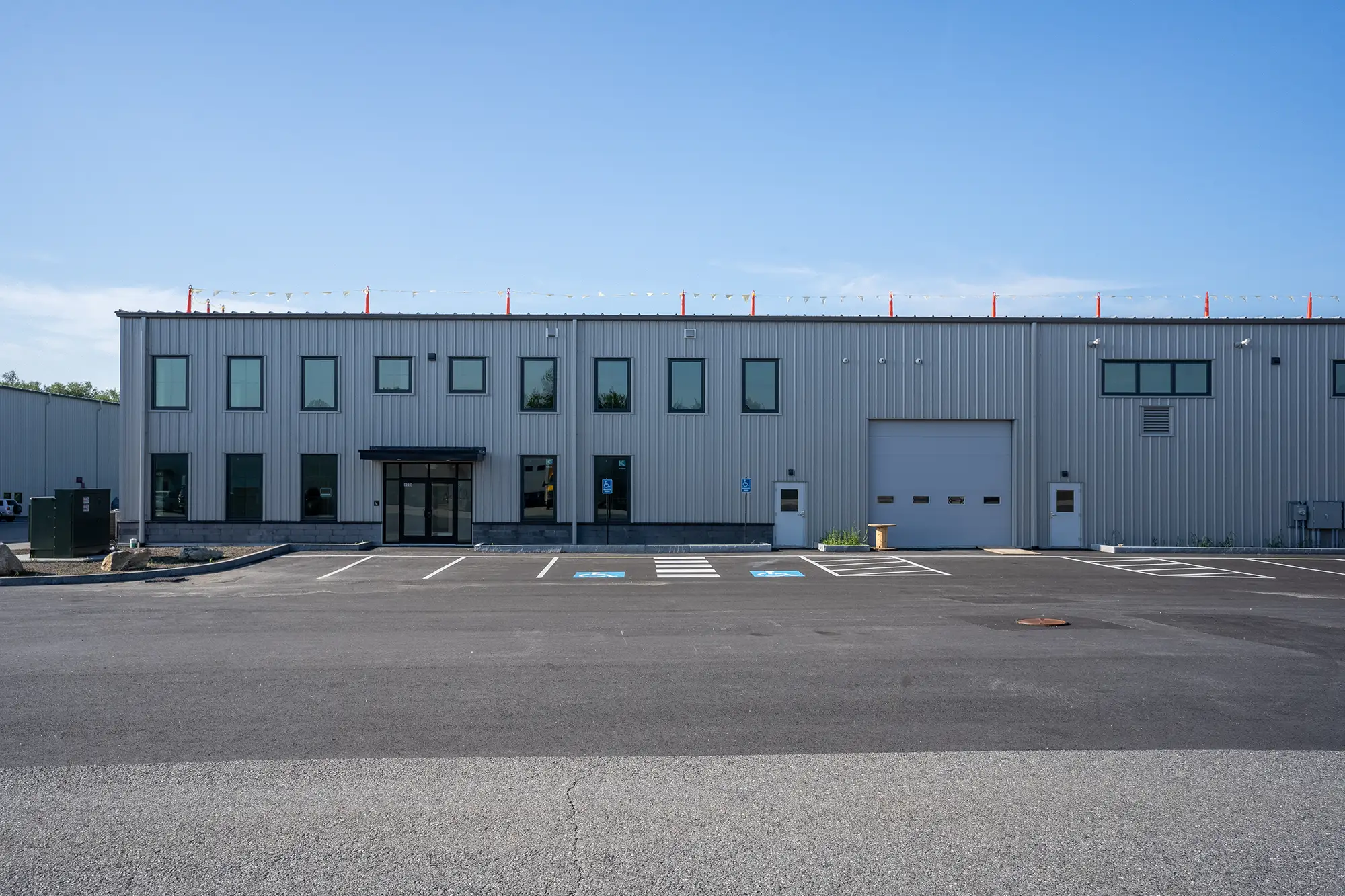 Building 600 at 15 Saunders Way in Portland, Maine, a J.B. Brown & Sons office and industrial complex on 27 acre site with excellent highway access