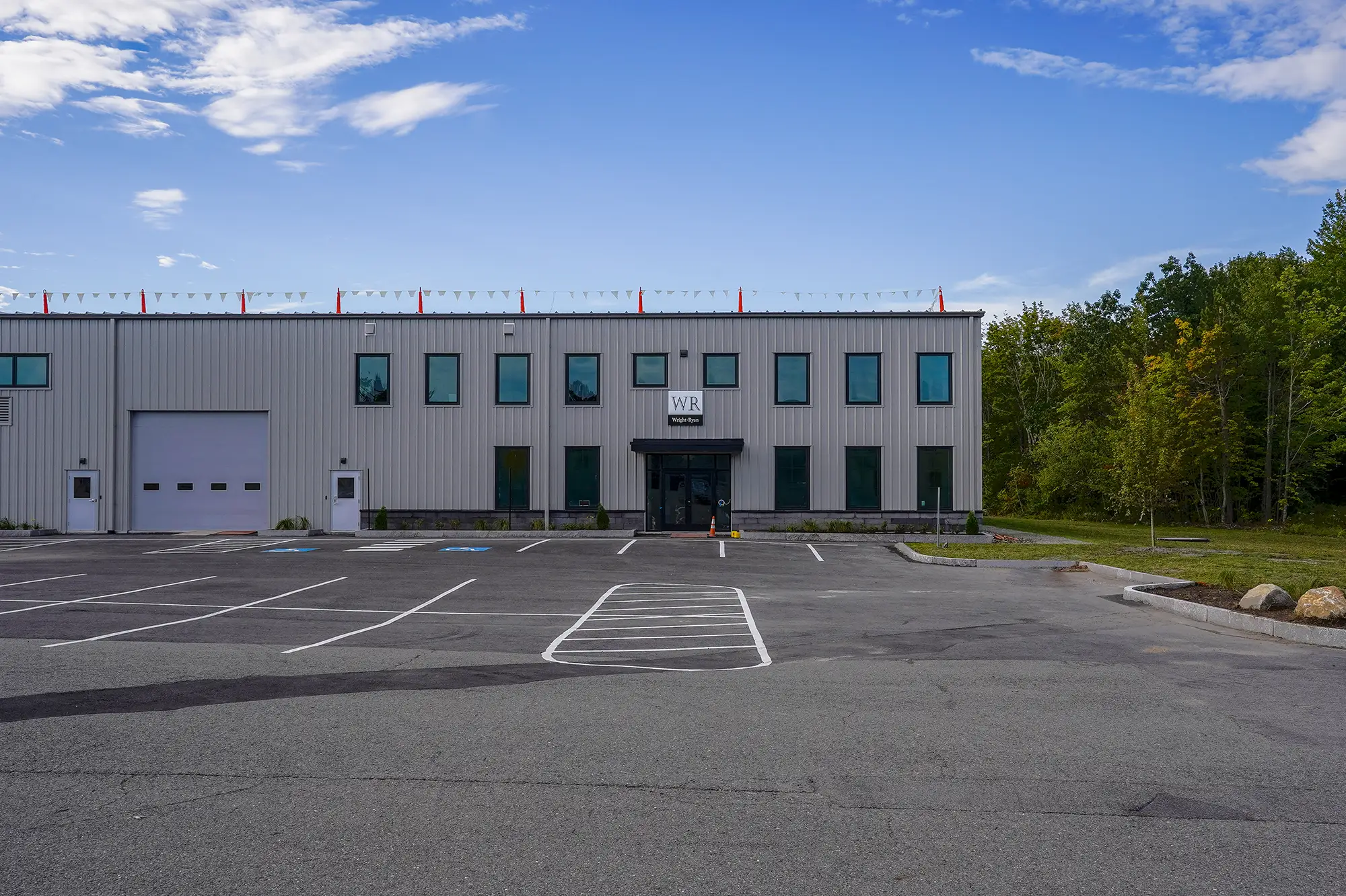 Building 600 at 15 Saunders Way in Portland, Maine, a J.B. Brown & Sons office and industrial complex on 27 acre site with excellent highway access